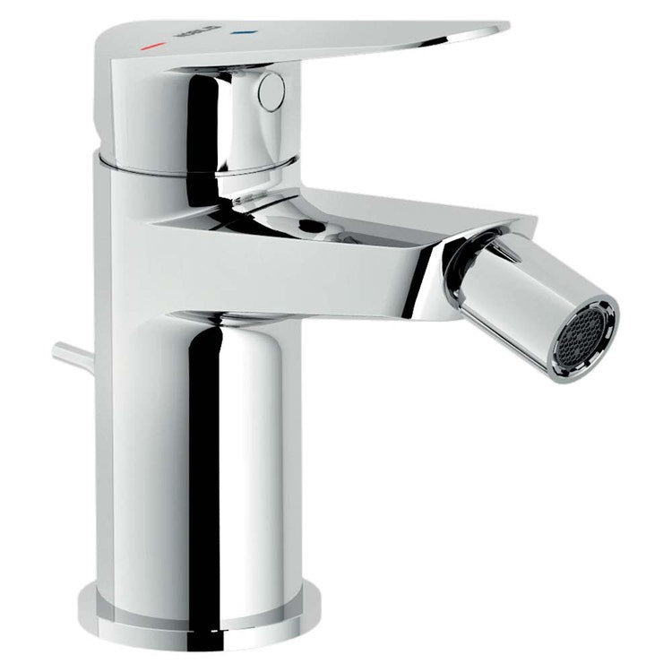 Nobili Einhebelmischer für Bidet, wasser- und energiesparend, mit 1 1/4” PVC-Abfluss, Chromoberfläche BLUES BSH101119/4CR