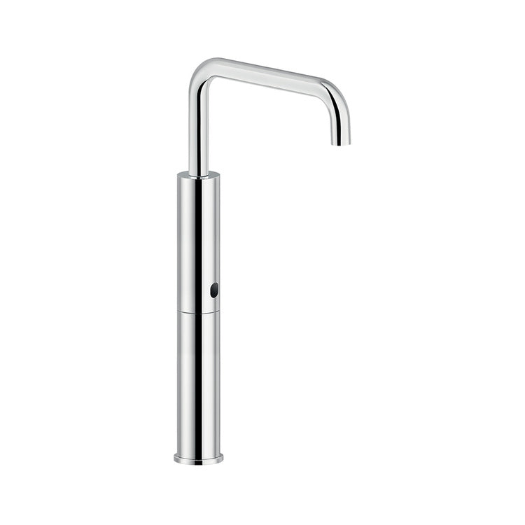 Nobili Wasserhahn mit Infrarotsteuerung H. 41,6 T. 20 cm, ohne Ablauf, mit festem Auslauf, Chrom-Finish VELIS IRVE125238CR