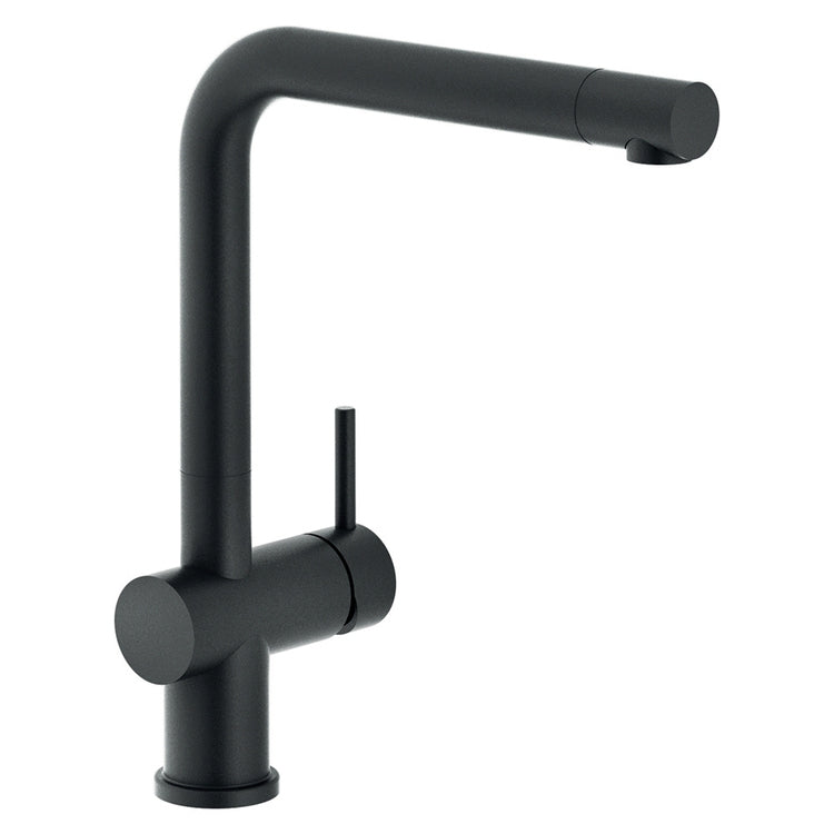 Nobili Einhebelmischer H. 31 cm für Spüle, Farbe Brombeere, matte Oberfläche LIVE LV00113BM