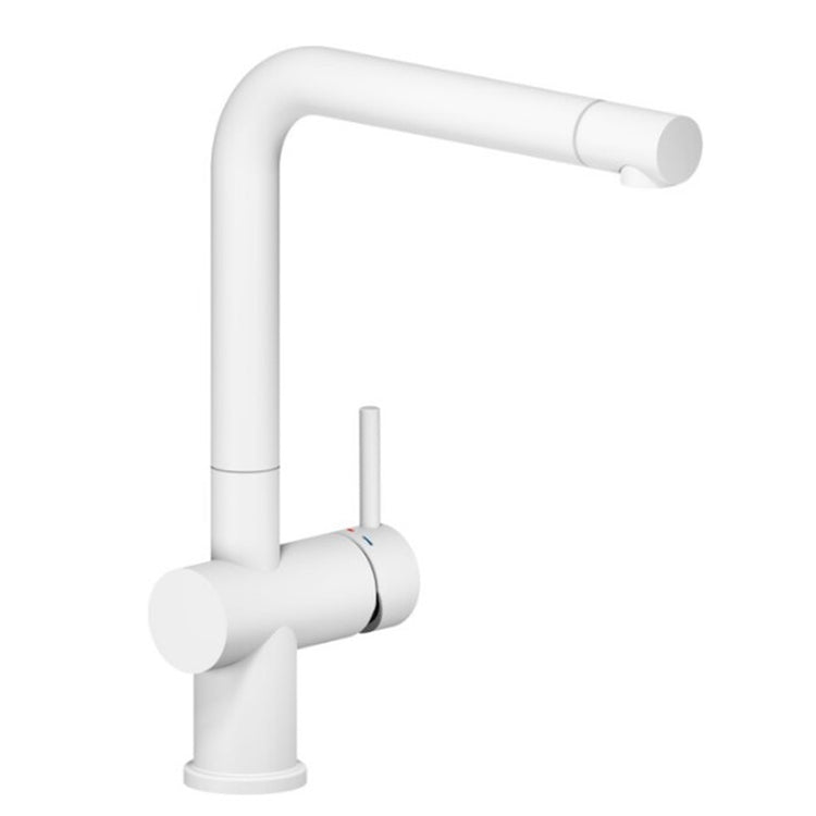 Nobili Einhebelmischer H. 31 cm für Spüle, Polarweiß LIVE LV00113WM