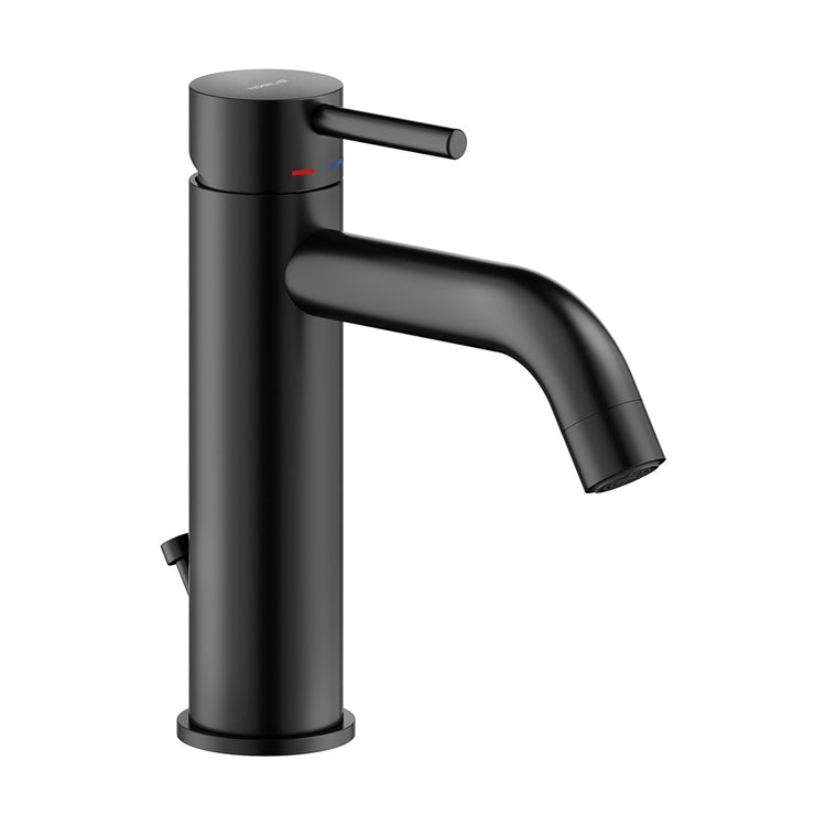 Nobili Einhebelmischer H. 18 cm für Waschbecken, mit Ablauf und Snap-System, Farbe Maulbeere, mattes Finish LIVE LV00118/15BM