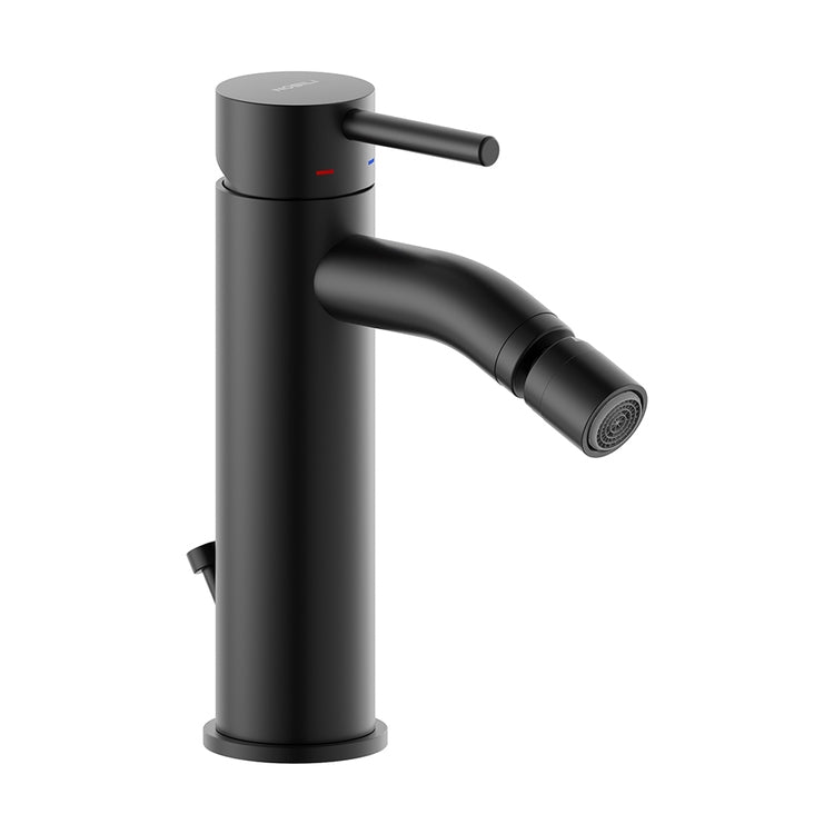 Nobili Einhebelmischer für Bidet, mit 1 1/4" Abfluss und Snap-System, Farbe Brombeer, mattes Finish LIVE LV00119/15BM