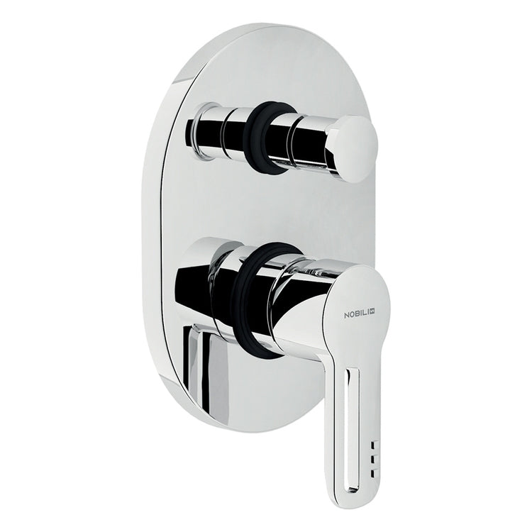 Nobili Einhebel-Duschmischer Einbau, 2-Wege, Chromoberfläche NEW ROAD RD00100CR
