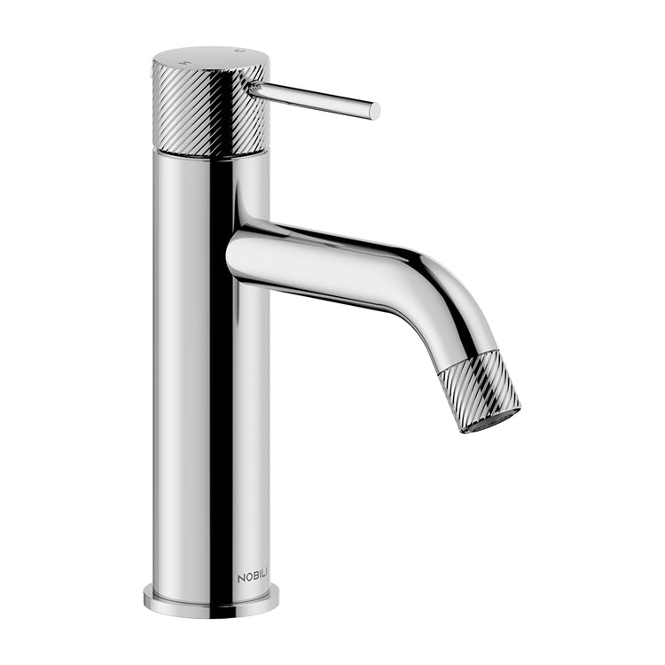 Nobili Einhandmischer H. 20 cm für Waschbecken, ohne Ablauf, Chromoberfläche RESPIRO RS131118/3CR