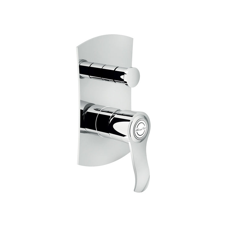 Nobili SOFÌ Einhebelmischer für Dusche, Unterputz, 2 Wege, verchromt SI98100/ECR