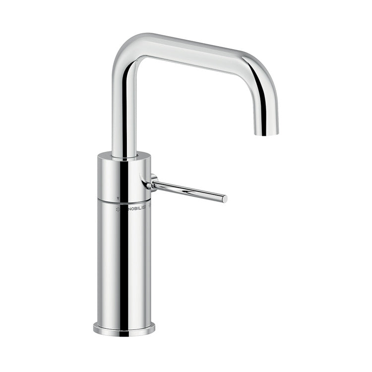 Nobili Einhandmischer für Waschbecken H. 25 cm, ohne Ablauf, Chromoberfläche VELIS VE125118/3CR