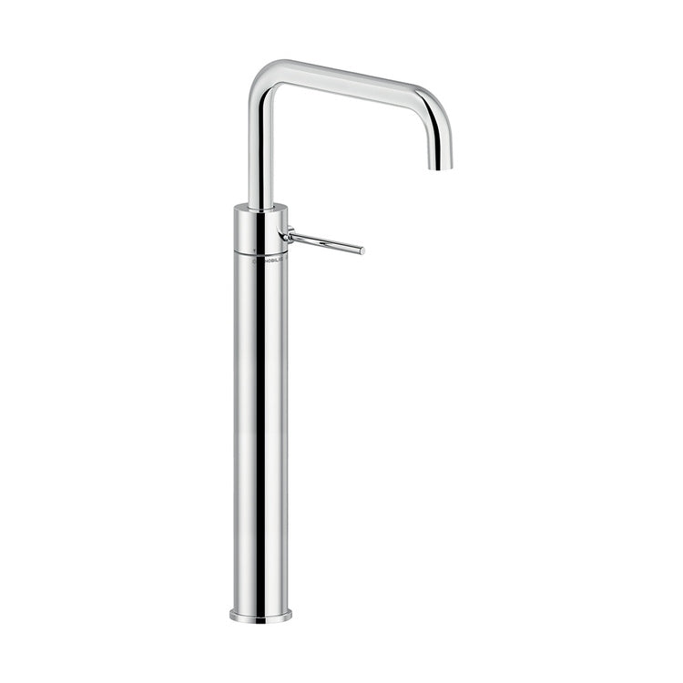 Nobili Einhebelmischer für Waschbecken H. 46 cm, ohne Ablauf, Chromoberfläche VELIS VE125128/3CR