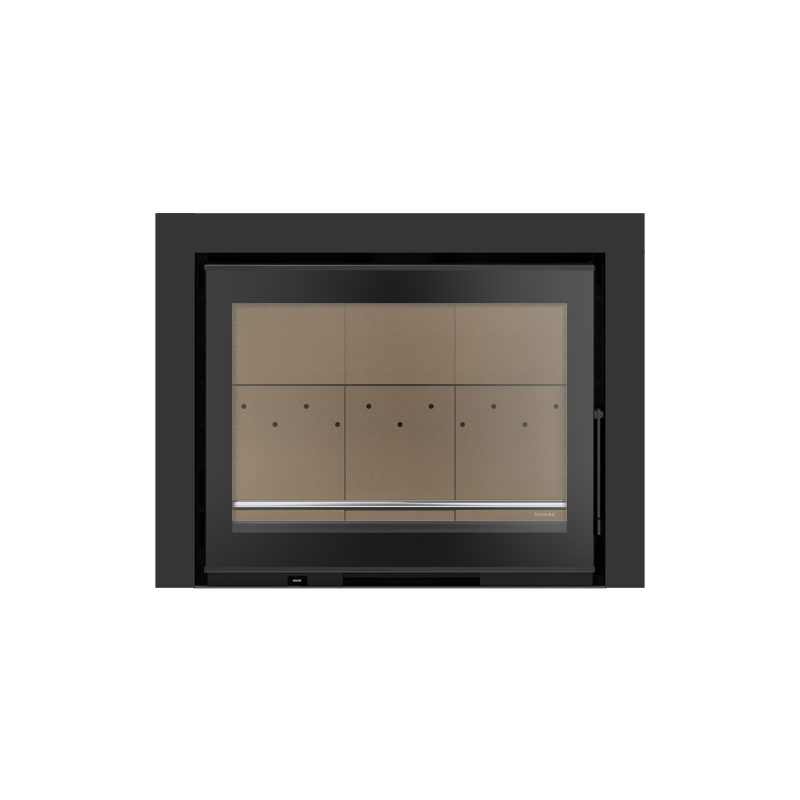 Solarics Solzaima PA2020P003 – Non-Ventilated Inserts - Glass Holder (Firewood) Iaco Vitro Eco 80