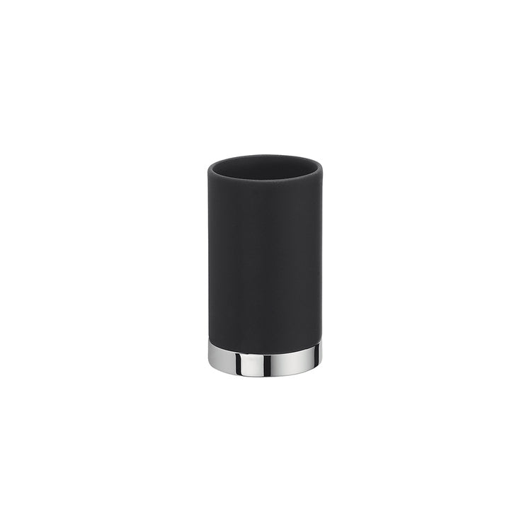 Colombo Design Aufsatzbecher, Chrom/Mattschwarz-Finish NORDIC B52410CR-CNO