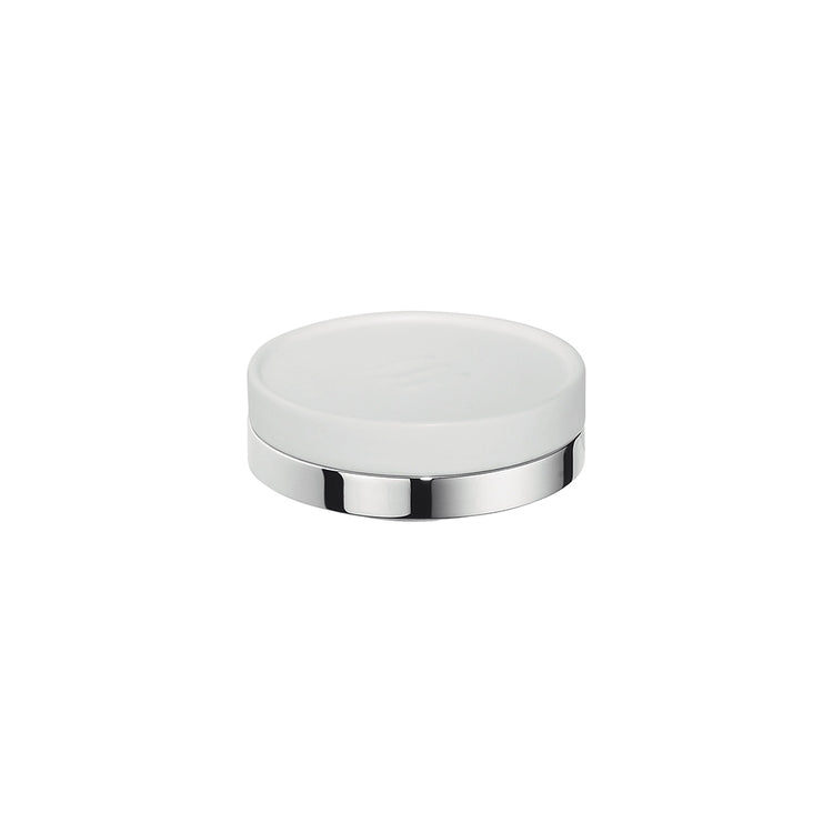 Colombo Design Seifenschale, Chrom/Mattweiß-Finish NORDIC B52400CR-CBO