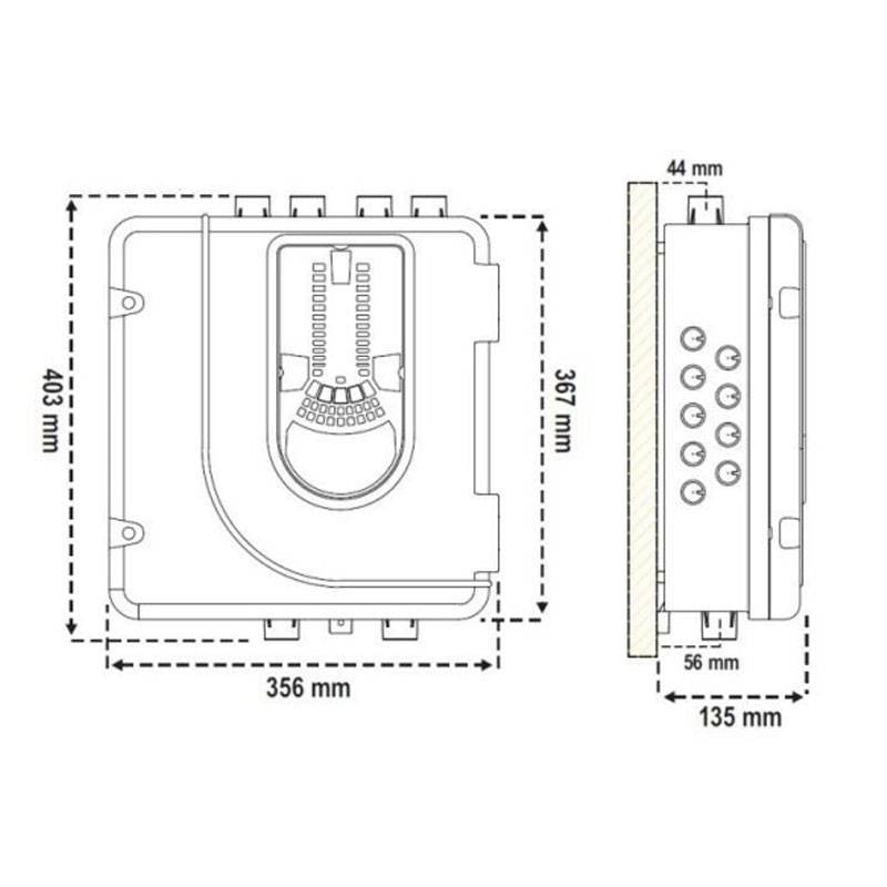 Notifier FL2011EI-HS Ansaugrauchmelder 1 Kanal