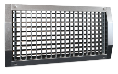 Systemair NOVA C 1 1000x100 R1 400 – Lüftungsgitter einreihig für Rundkanal, 1000x100 mm