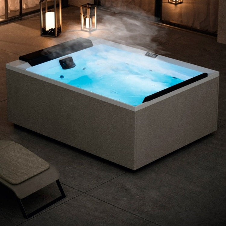 Novellini Natural-Touch-Bedienteil für Whirlpool-Badewanne Divina XL, Oxid-Finish PANV2F2LDIVDX-P3