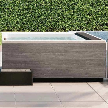 Novellini Bedienteil Natural Touch, für Whirlwanne Divina XXL, Eichenbeton-Finish PANV2F2LDIVDXX-P2