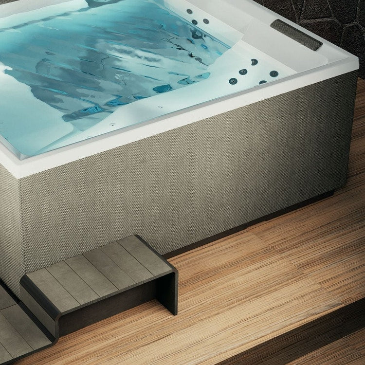 Novellini Fiber-Cross-Verkleidungspaneel für Whirlpool-Badewanne Divina L, Ausführung warmes Braun PATV2F2LDIVDL-T2