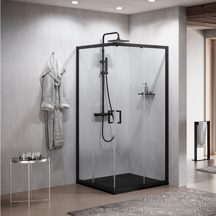 Novellini N der Seite 67 Est.67-70 cm satiniertes Glas Profil weiße matte Oberfläche ZEPHYROS . ZEP2A67L-4U