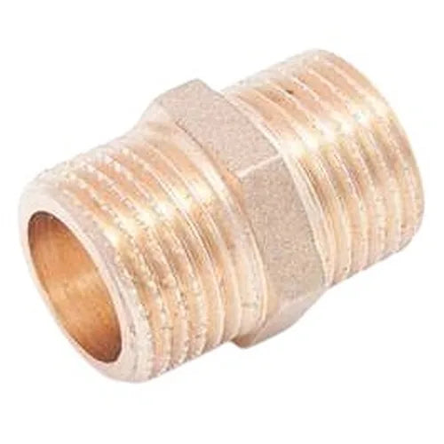 Sizer Messing-Doppelnippel 3/8"