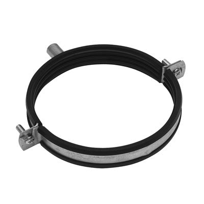Lindab Rohrschelle 630 mm – Rohraufhängung mit Gummieinlage, für Rundkanal Ø 630 mm