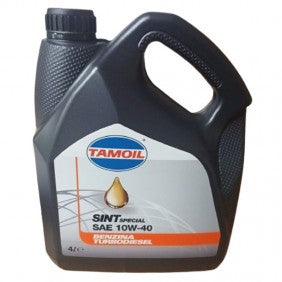 Tamoil 10W40 B-D Halbsynthetisches Autoöl 4 Liter halbsynthetisches Autoöl 10W40 B-D 4 Liter
