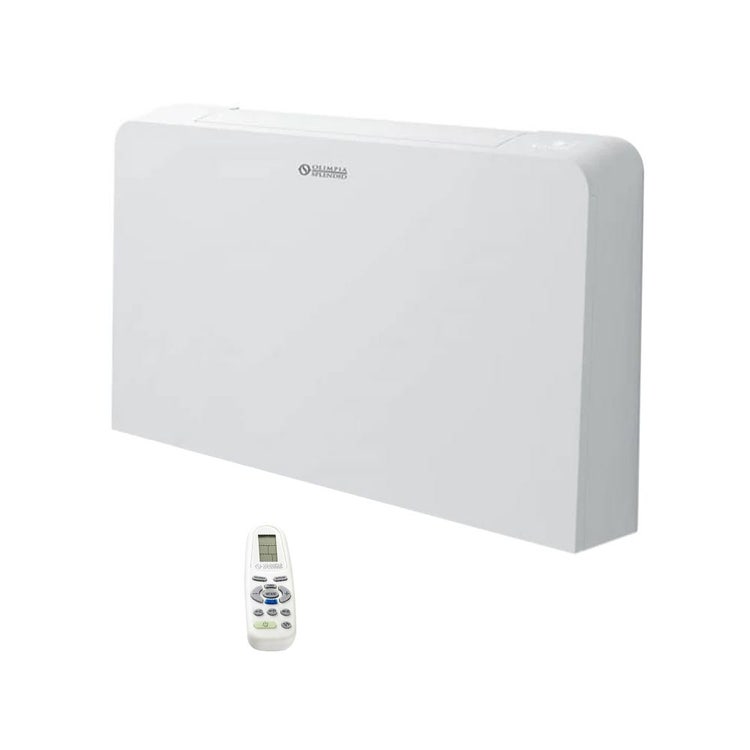 Olimpia Splendid Air ultraslim SL 200 DC TR, strahlender Ventilator für vertikale und horizontale Installation mit Touch-Fernbedienung, Weiß Bi2 01851