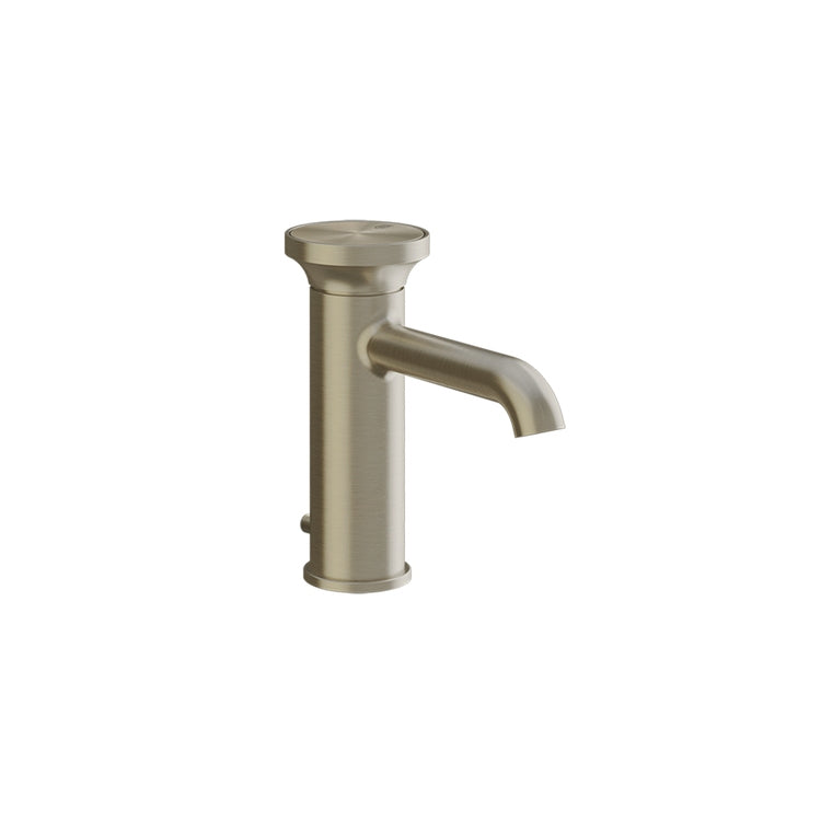 Gessi Waschtischarmatur H. 17 cm, mit Ablauf, Oberfläche finox gebürstetes Nickel ORIGINI 66001#149