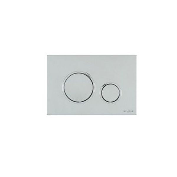 Fluidmaster Schwab Segelplatte verchromt Doppelentladung für Kassette UP 199 P47-0120-0253