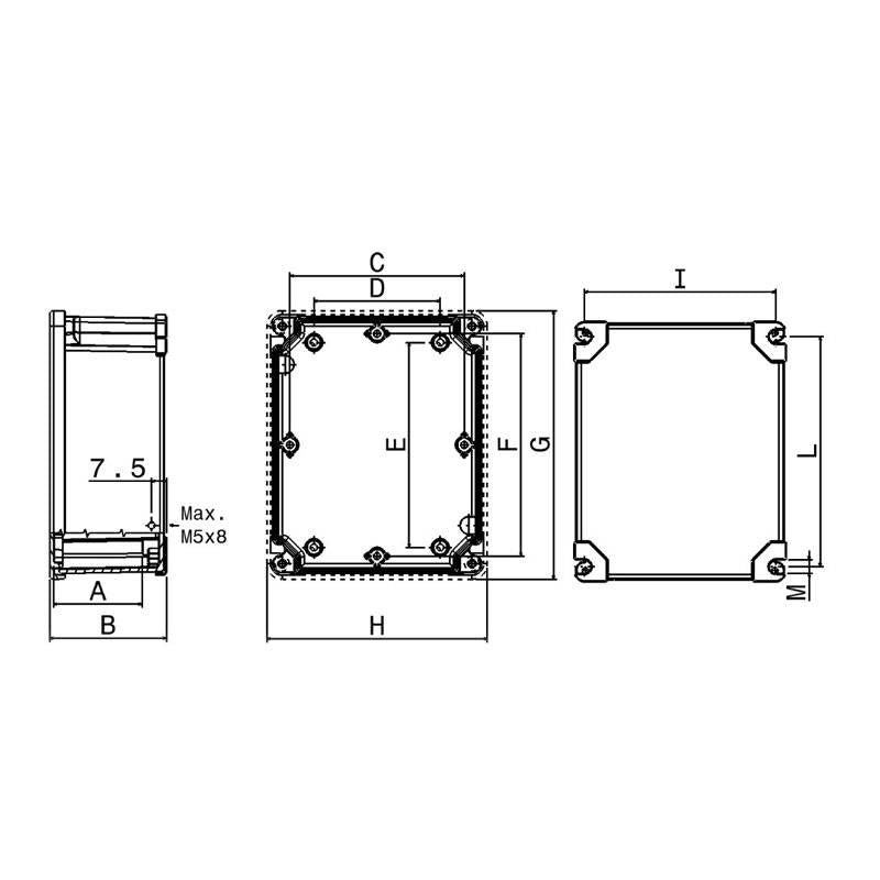 Palazzoli 520019 Abzweigdose IP66