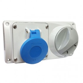 Palazzoli CEE-Industriesteckdose mit Verriegelung 2P+E CEE-Industriesteckdose mit Verriegelung 2P+E 16 A 230 V IP44 Zubehör 16 A 230 V IP44