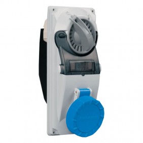 Palazzoli CEE-Industriesteckdose mit Verriegelung 2P+E CEE-Industriesteckdose mit Verriegelung 2P+E 16 A 230 V IP67 Sicherung Zubehör 16 A 230 V IP67 Sicherung