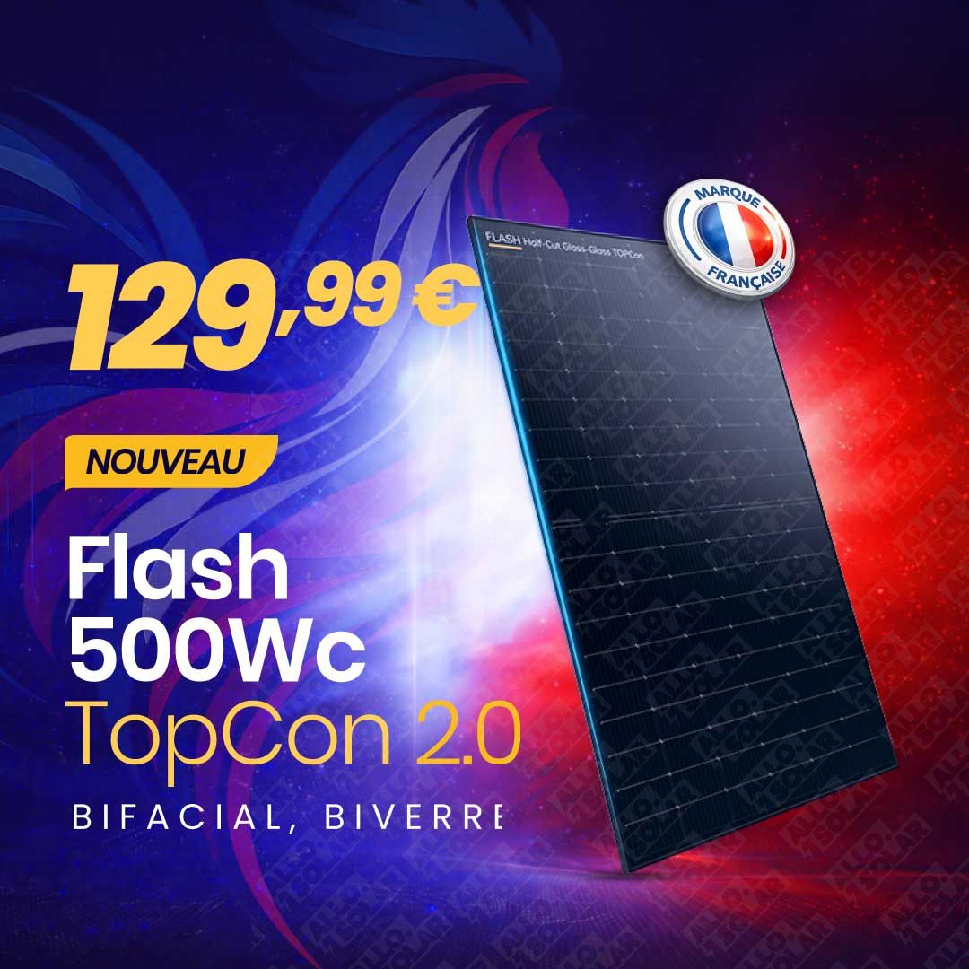 DualSun 500Wc Flash Bifacial Biverre TOPCon 2.0