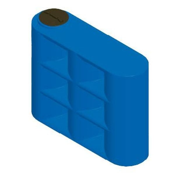 Cordivari-Tank aus zylindrischem, quaderförmigem Polyethylen 750 Liter 3500263010028