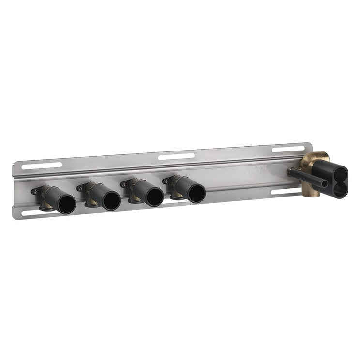 Gessi Einbauteil für Thermostat-Einhangmischer mit vier Funktionen, mit 1/2" Anschlüssen 63025#031