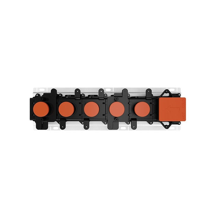 Gessi Einbauteil für Thermostatmischer mit vier Funktionen, mit Anschluss 3/4" 63015#031