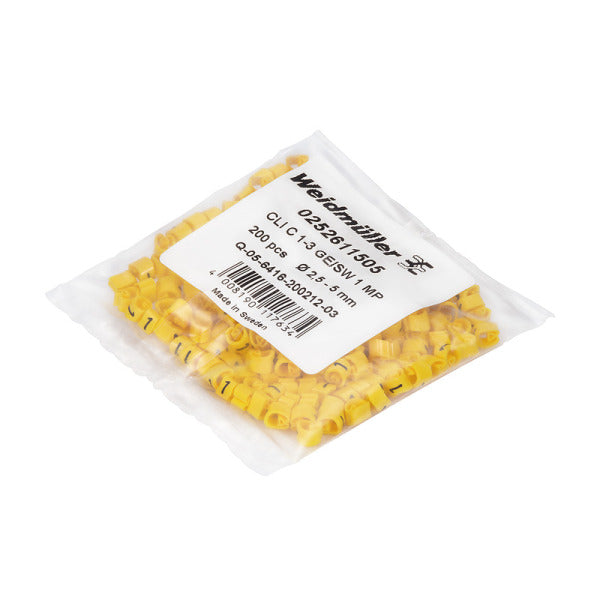 WEIDMÜLLER  Leitermarkierer CLI C 3-6 GE/SW 2 MP -Art. 0253411508
