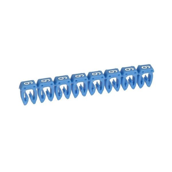 LEGRAND Kennzeichen CAB3 0382263 1,5-2,5qmm Ziff. 6 Blau -Art. 038226