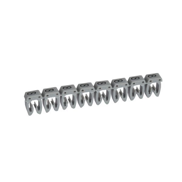 LEGRAND Kennzeichen CAB3 0382283 1,5-2,5qmm Ziff. 8 Grau -Art. 038228