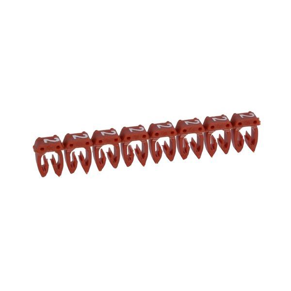 LEGRAND Kennzeichen CAB3 0382323 4-6qmm Ziff. 2 Rot -Art. 038232
