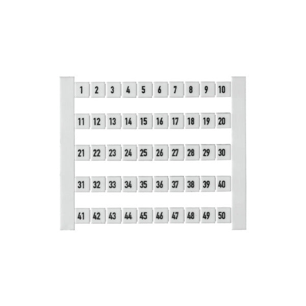 WEIDMÜLLER Schild DEK 5 FW 1-50 50Stück=1VPE -Art. 0473460001

