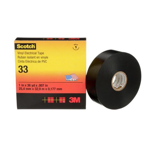 3M Isolierband Scotch 33 Vinyl schwarz 33000x38x0,18mm -Art.7000057499