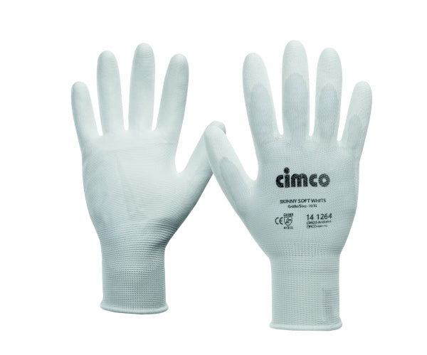 CIMCO Arbeitshandschuh Skinny Soft Größe 8 weiß -Art.141281