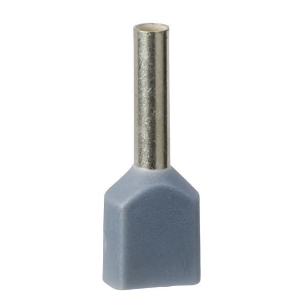 SCHNEIDER ELECTRIC Aderendhülse AZ5 gem. DIN 0,75mm2/AWG20 grau 5x100Stk -Art. AZ5DE007D