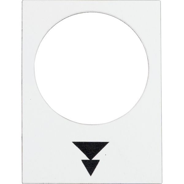 SCHNEIDER ELECTRIC Bezeichnungsschild 30x40mm weiß Heben langsam-schnell -Art. ZB2BY4953
