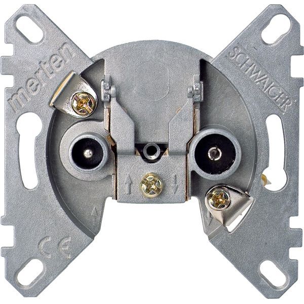 MERTEN BK-/Sat-Antennenstichdose 466099 BK-/Sat-Antennenstichdose 2f. -Art. 466099
