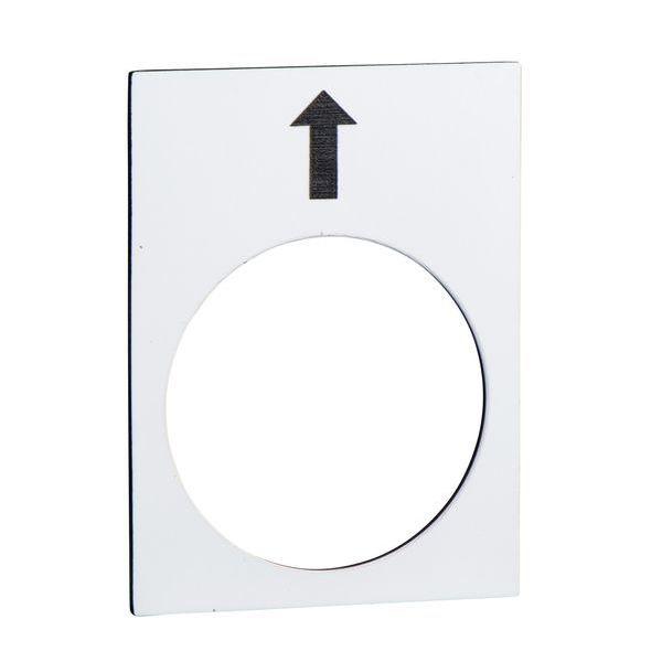 SCHNEIDER ELECTRIC Bezeichnungsschild 30x40mm weiß Heben langsam -Art. ZB2BY4951