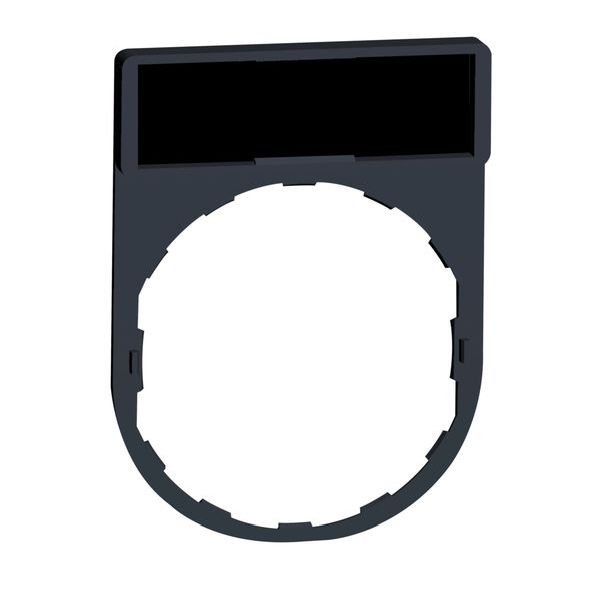 SCHNEIDER ELECTRIC Schildträger ZBY2101 schwarz/rot -Art. ZBY2101
