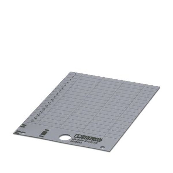 PHOENIX CONTACT Einrastschildchen US-EMP (27X8) SR silber unbeschriftet -Art. 0828845