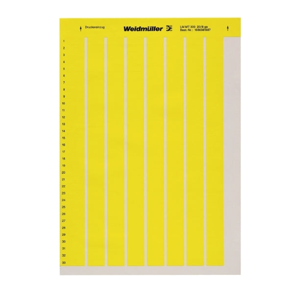 WEIDMÜLLER Kennzeichnungsmaterial LM MT300 20/8 GE -Art. 1686381687
