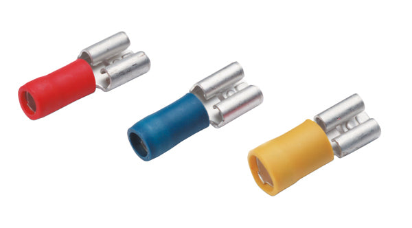 CIMCO Flachsteckhülse isoliert 1,5-2,5qmm 6,3x0,8mm blau -Art.180232