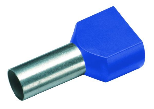 CIMCO Aderendhülse Isolierte Zwillings 2x2,5qmm 10mm blau -Art.182474