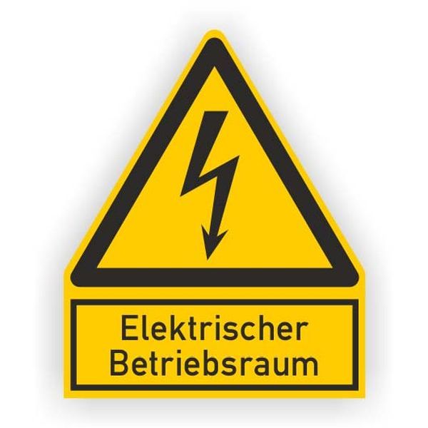 CIMCO Warnschild Elektrischer Betriebsraum Kunststoff -Art.182736